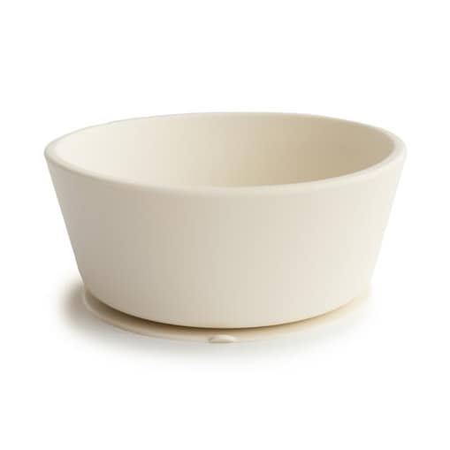 Mushie Silikonowa Miseczka dla Dziecka Ivory