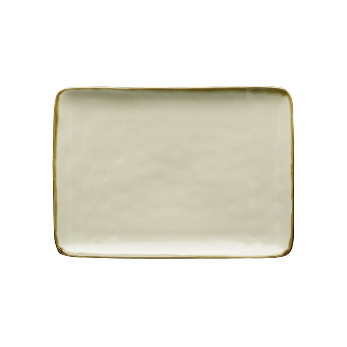 Zestaw 2 tac prostokątnych Concerto Avorio - Kość słoniowa, 27 x 19 cm