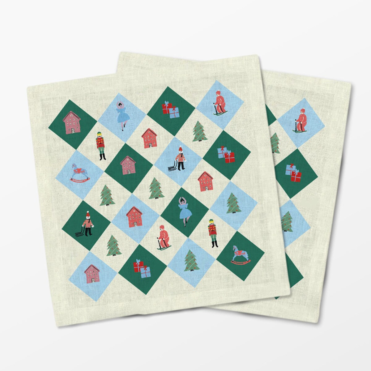 Serwetki świąteczne - Retro święta (2 szt.)
