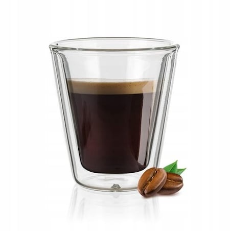 SZKLANKI TERMICZNE bez ucha podwójna ścianka 70 ml espresso MAŁA KAWA 2szt