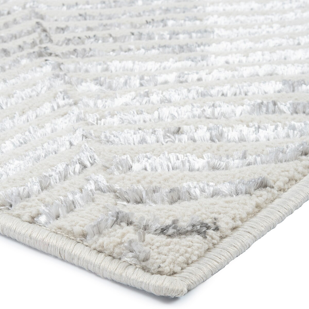 Dywan nowoczesny Tori 67x120 cm e-floor OEKO-TEX geometryczny szary