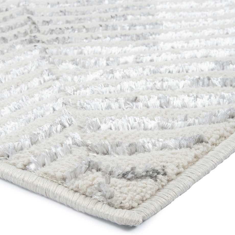 Dywan nowoczesny Tori 67x120 cm e-floor OEKO-TEX geometryczny szary