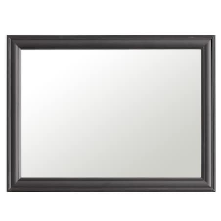 Lustro Alva 60x80cm black, 60 x 80 cm