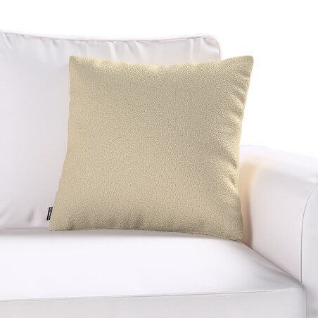 Poszewka Kinga na poduszkę 43x43 jasno beżowa bukla