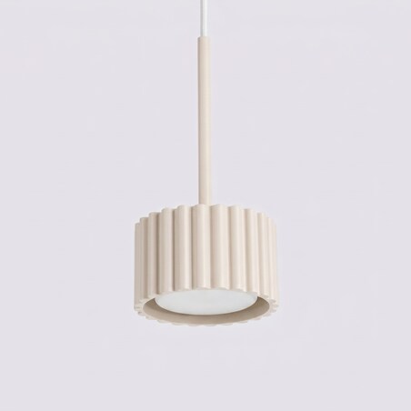 Lampa wisząca AURA 1 beżowa Gx53