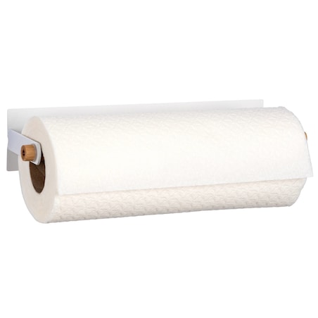 Uchwyt magnetyczny na rolki kuchenne MAGNA, bambus, 30 cm, WENKO