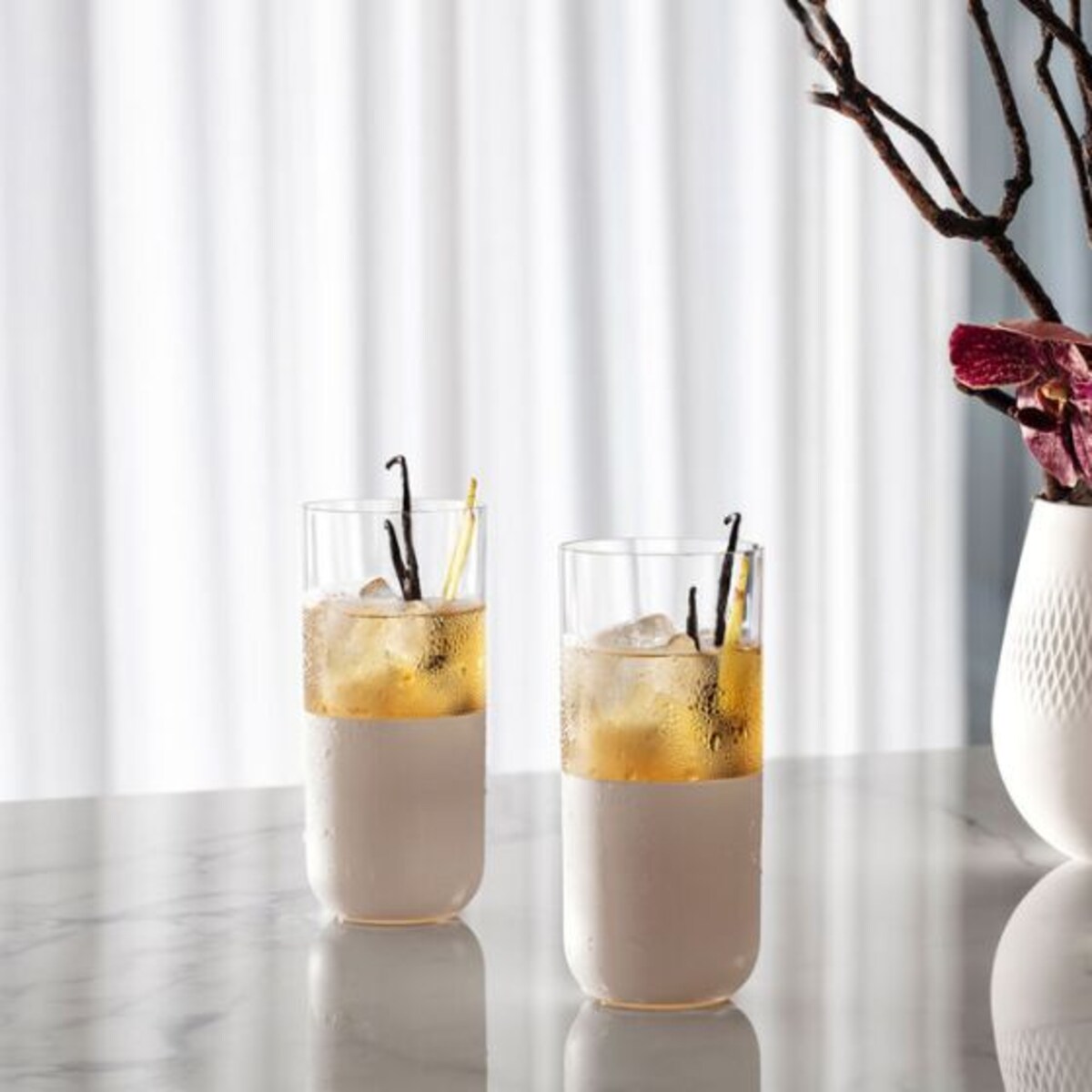 Zestaw 4 wysokich szklanek Manufacture Rock blanc Villeroy & Boch