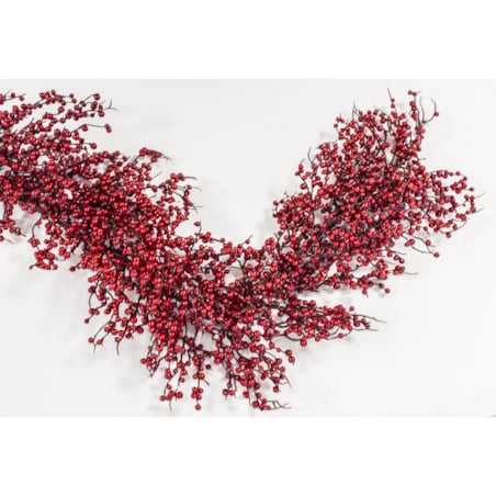 Girlanda długa czerwona 145x20x6 cm PULA-2