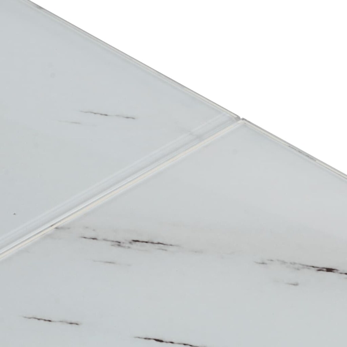 vidaXL Stolik kawowy, srebrny, stal nierdzewna i szkło hartowane