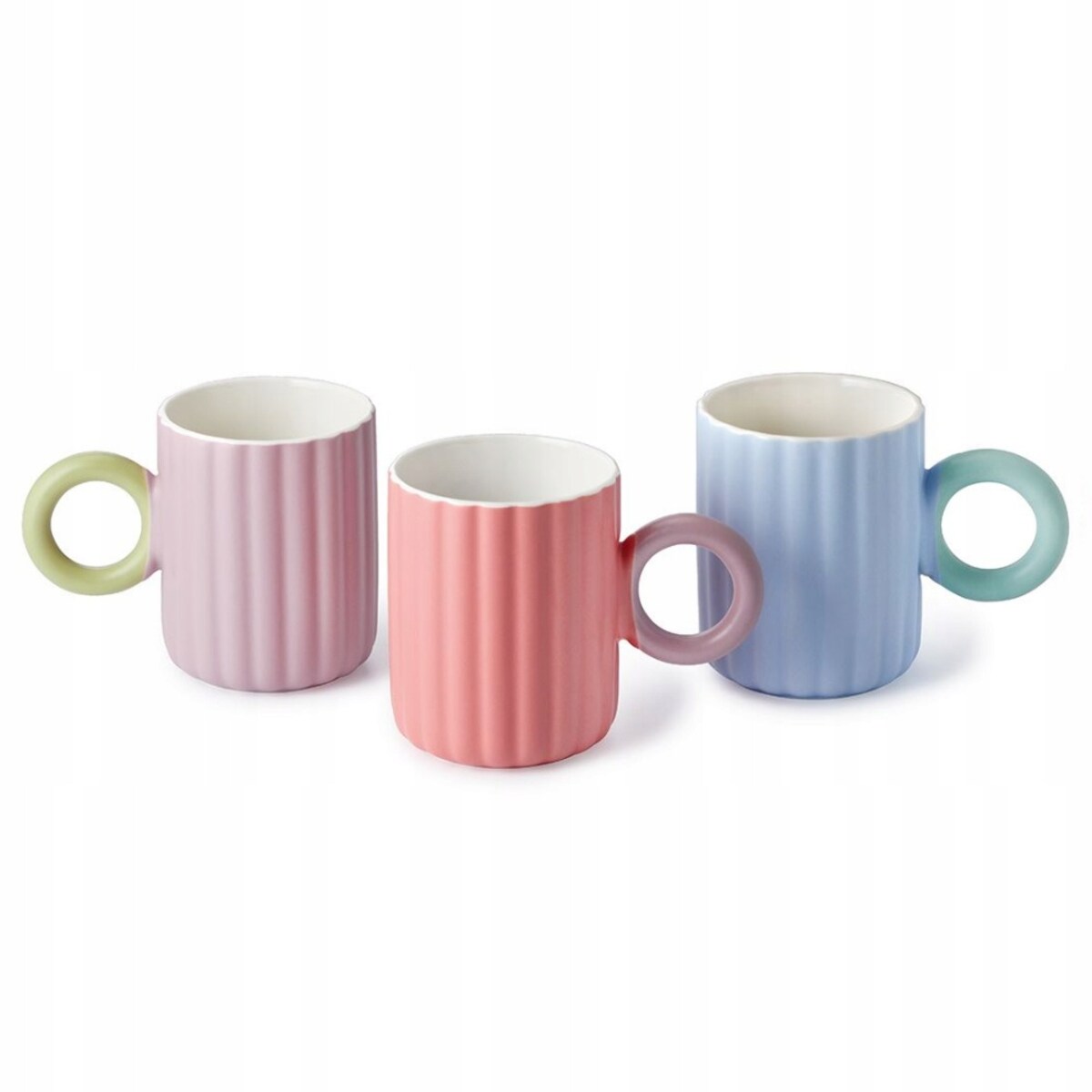 KUBEK PORCELANOWY NA KAWĘ HERBATĘ CZEKOLADĘ KORALOWY Z UCHWYTEM 350 ML PREZENT UPOMINEK DLA KOBIETY MAMY ŻONY BABCI DZIEWCZYNY KOLEŻANKI NIEJ