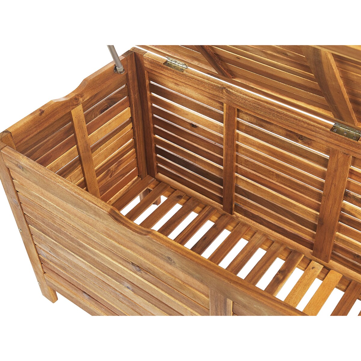 Skrzynia ogrodowa 130 x 64 cm jasne drewno RIVIERA