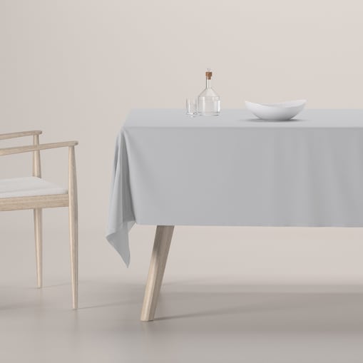 Obrus prostokątny 130 x 210 cm srebrny