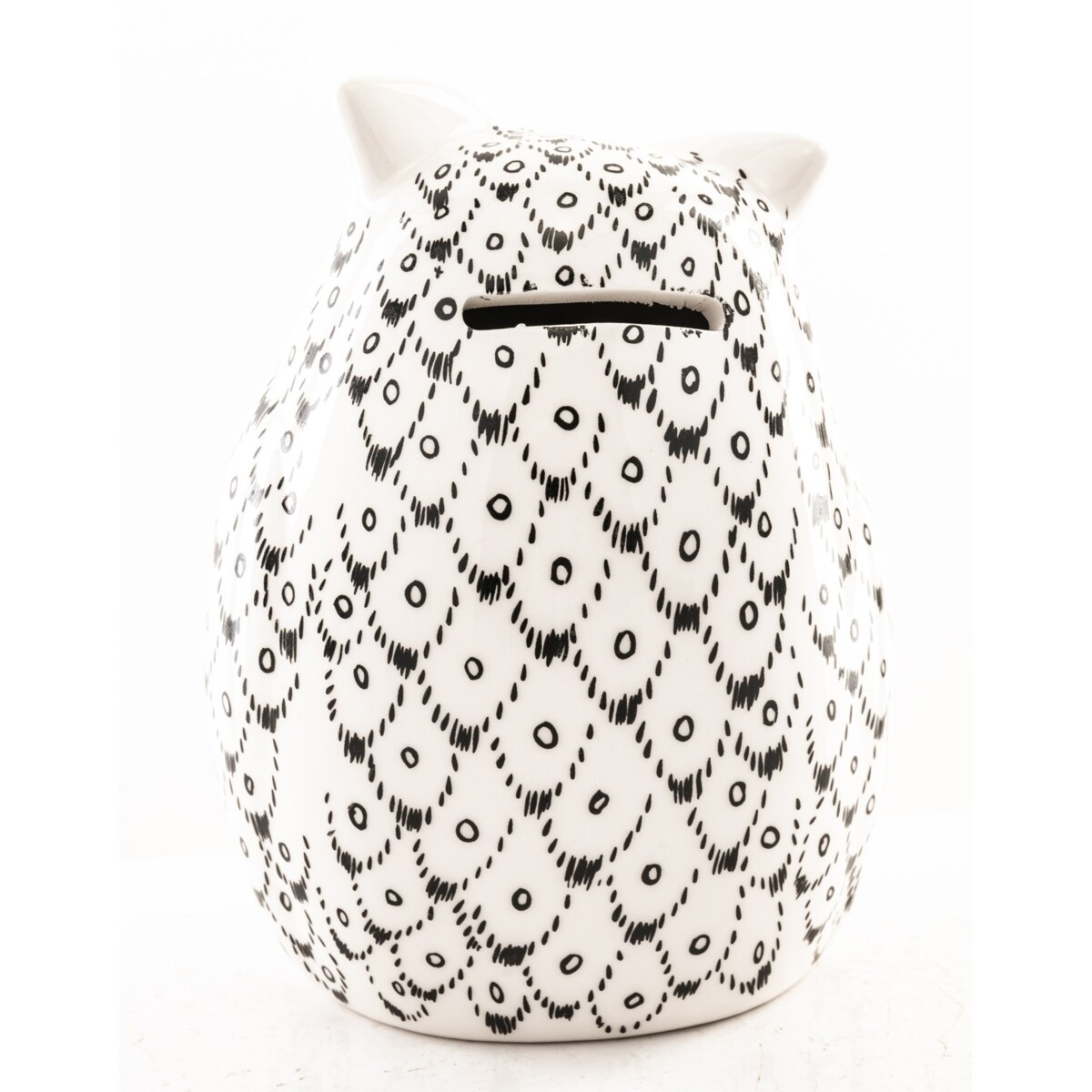 Skarbonka ceramiczna - 13x19x8,5 cm OWL small