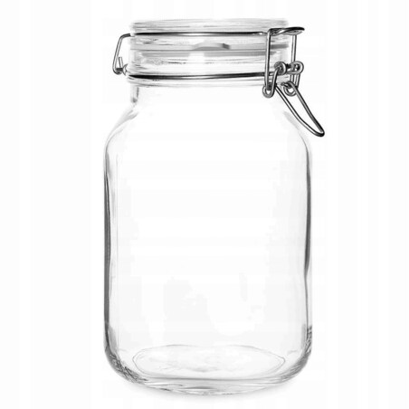 SŁOIK z klipsem kuchni NA ŻYWNOŚĆ 3 x 2 L BORMIOLI