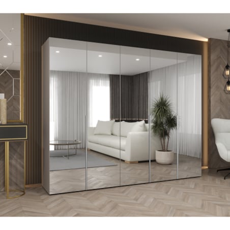 Szafa uchylna otwierana ALICANTE 3 250 wys. 202 cm Kaszmir + u. Kaszmir