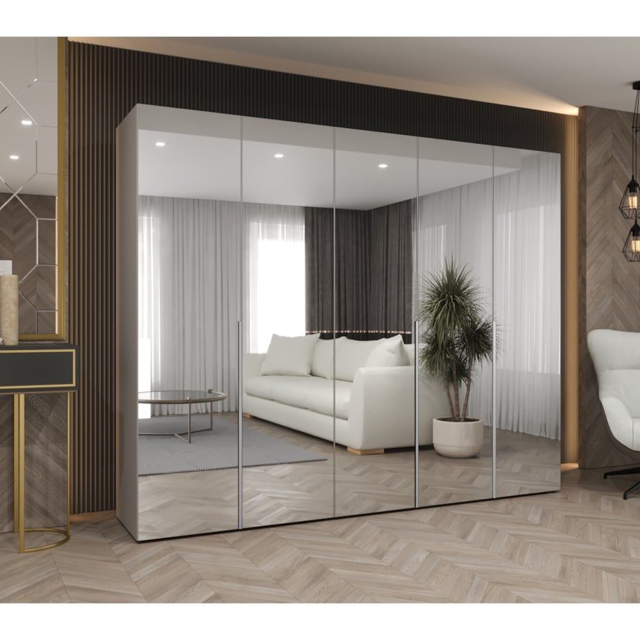 Szafa uchylna otwierana ALICANTE 3 250 wys. 202 cm Kaszmir + u. Kaszmir