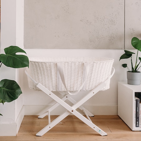 Stojak na kosz Happy Moses - Smart Stand biały