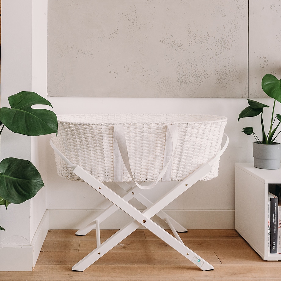 Stojak na kosz Happy Moses - Smart Stand biały