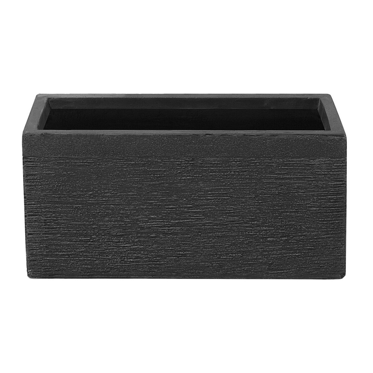 Doniczka 50 x 23 x 24 cm czarna MYRA