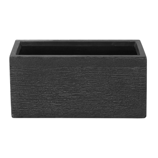 Doniczka 50 x 23 x 24 cm czarna MYRA