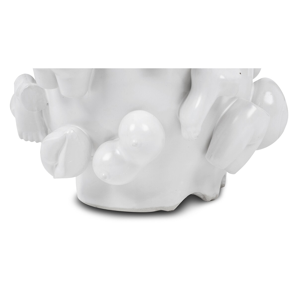 KARE wazon dekoracyjny BODY PARTS 37cm biały