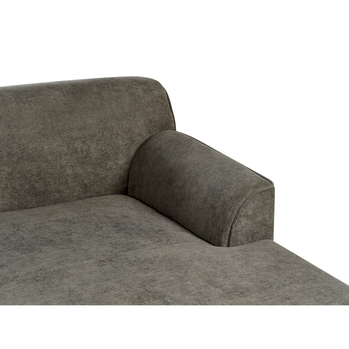 Narożnik sztruksowy lewostronny ciemnozielony SIMOS