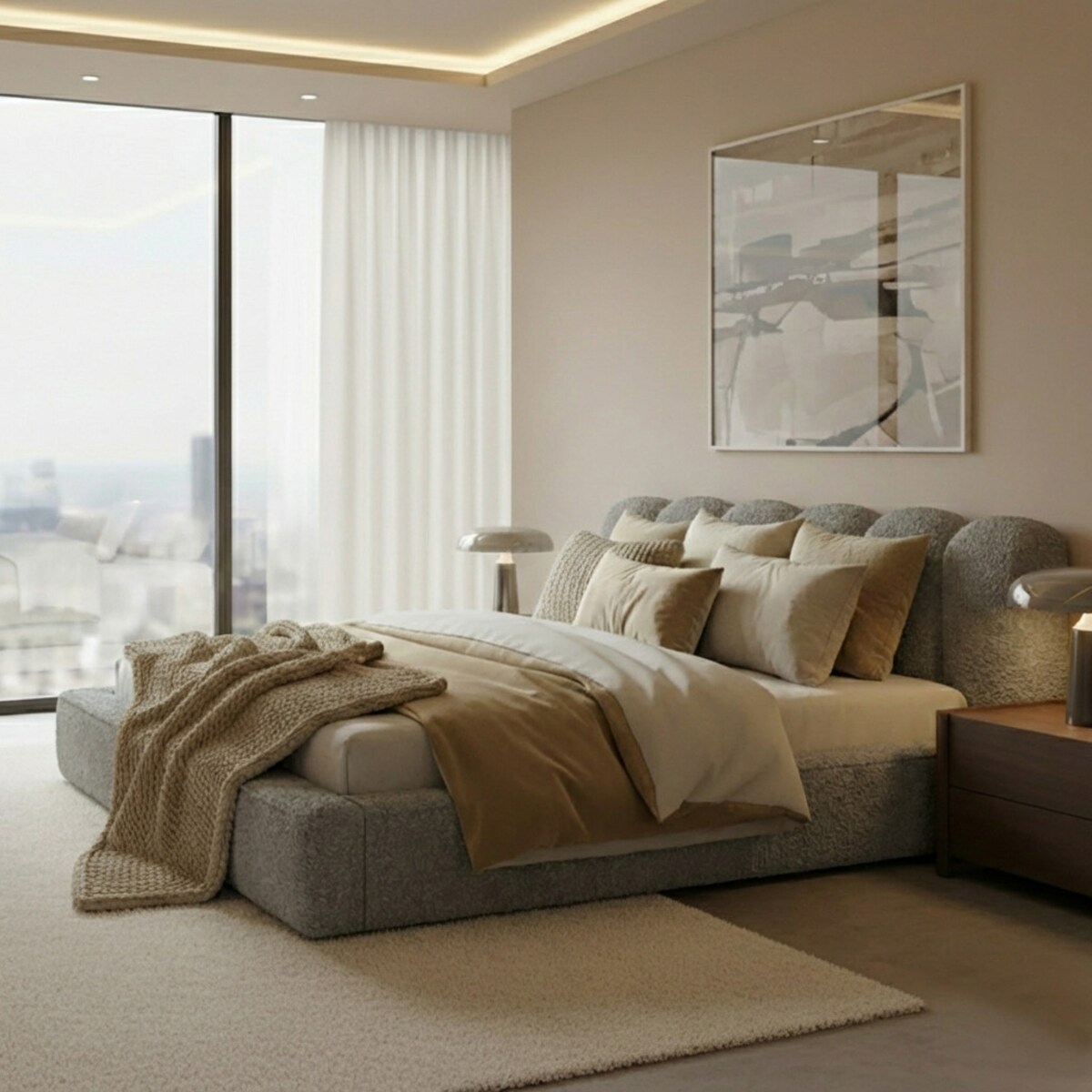 Łóżko Tapicerowane Veneto 140X200 Stelaż Pojemnik Na Pościel Loop 17