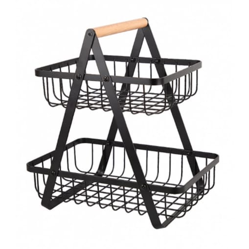 Koszyk Piętrowy Na Owoce Przyprawy Loft E-8084