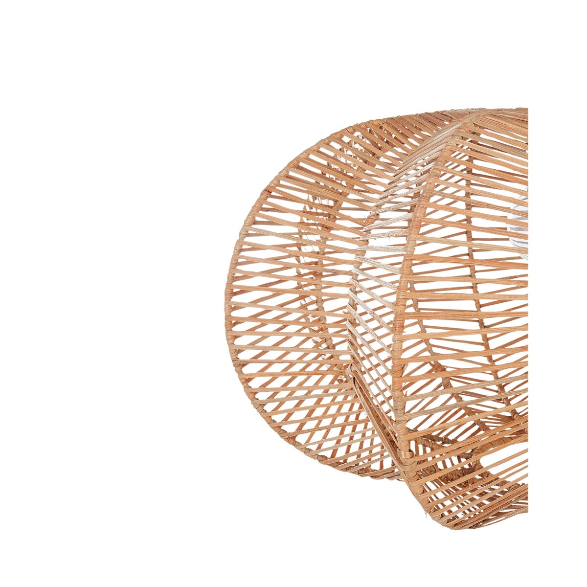 Lampa wisząca rattanowa naturalna KIBI