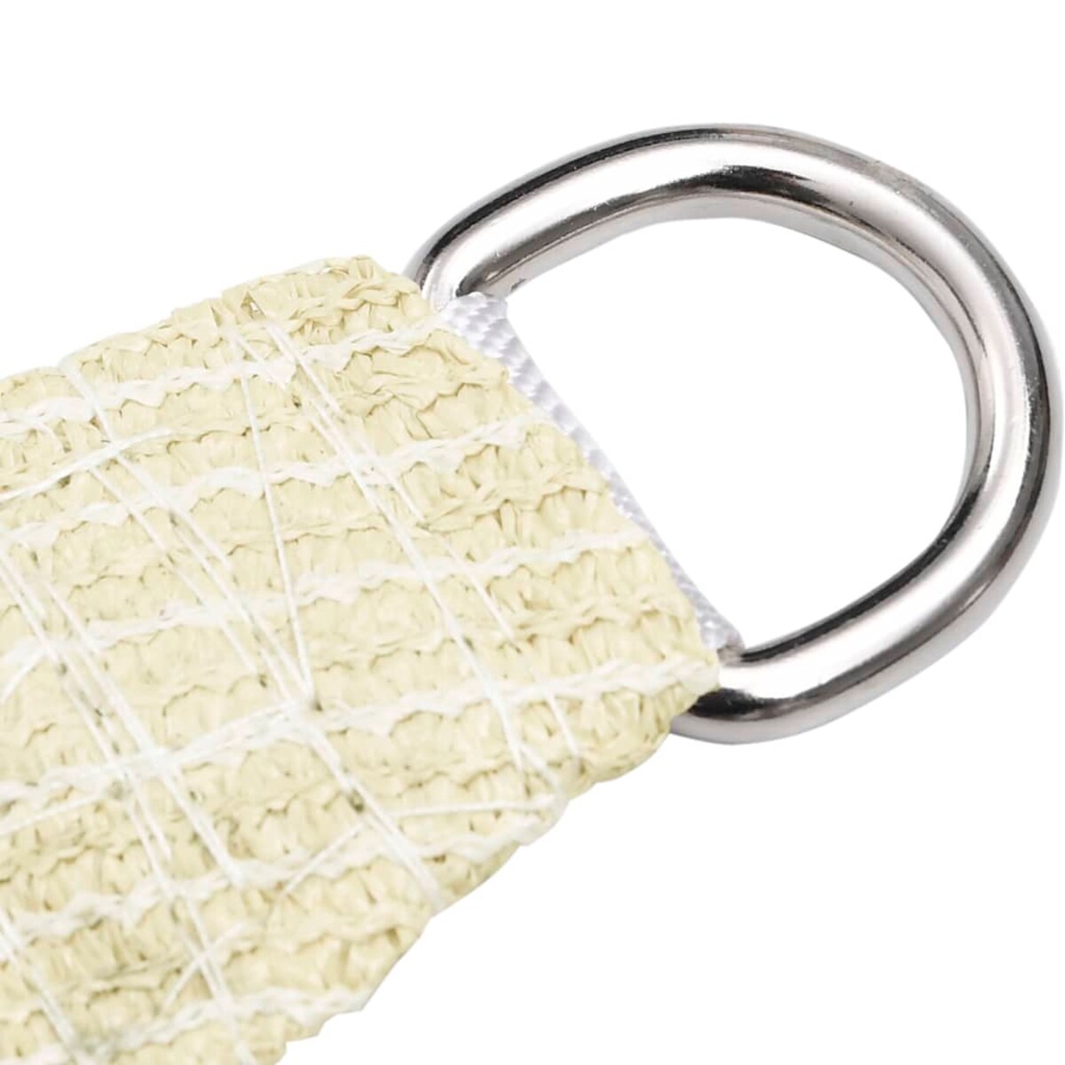 vidaXL Żagiel przeciwsłoneczny, 160 g/m², kremowy, 2x5 m, HDPE