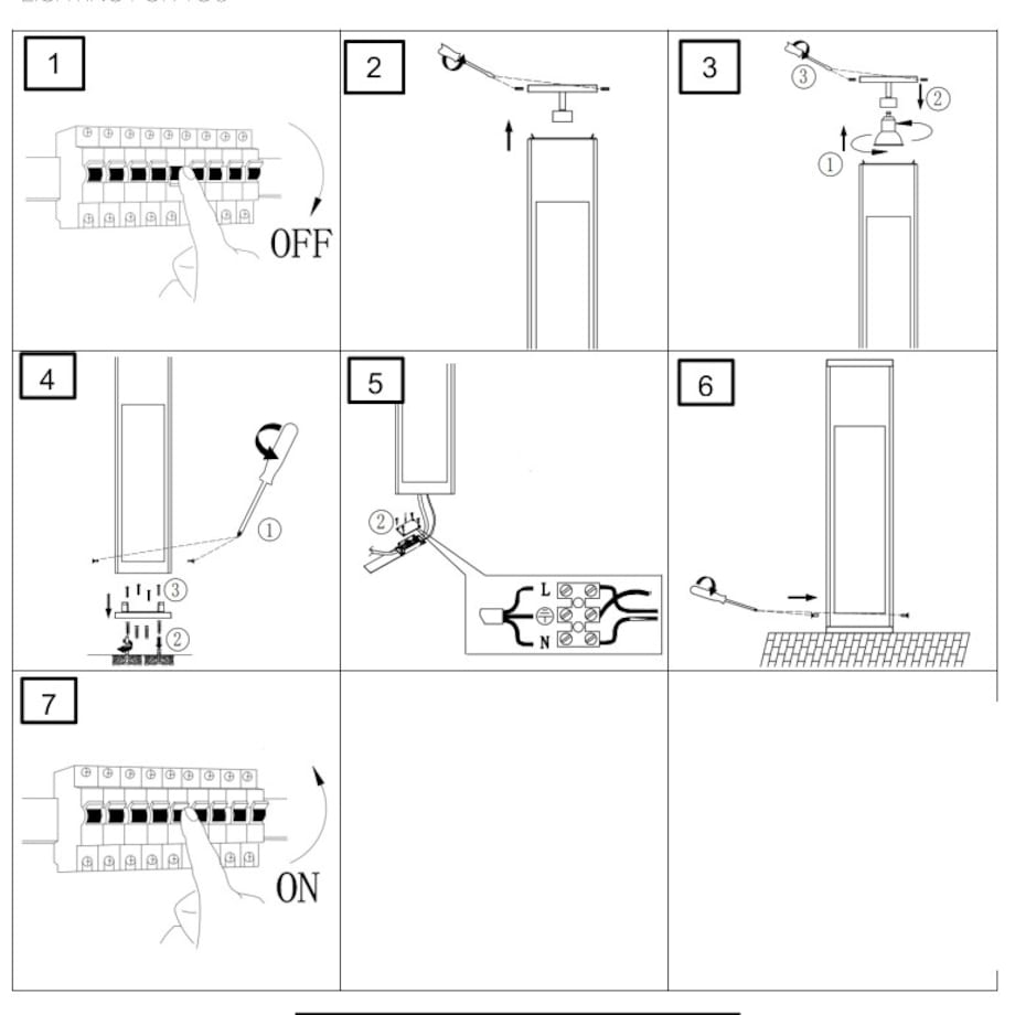 Stojąca LAMPA ogrodowa CANNING 409660130 Trio drewniana OPRAWA zewnętrzny słupek outdoor IP44 drewno