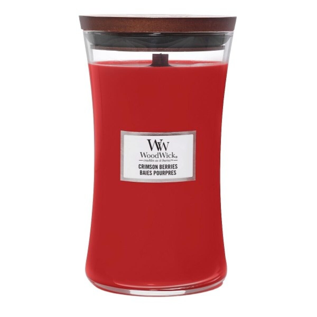 WoodWick świeca duża CRIMSON BERRIES