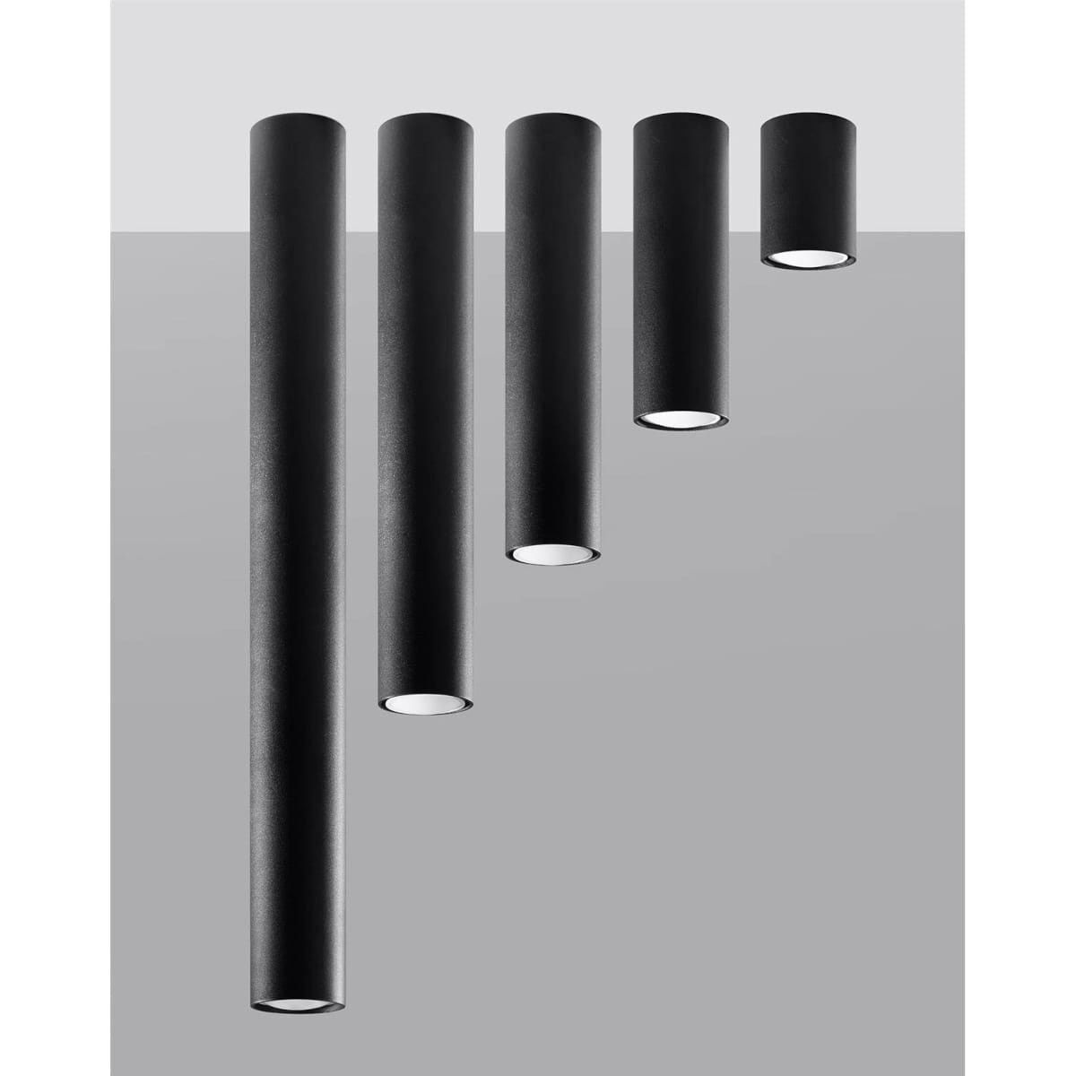 Plafon LAGOS 10 czarny