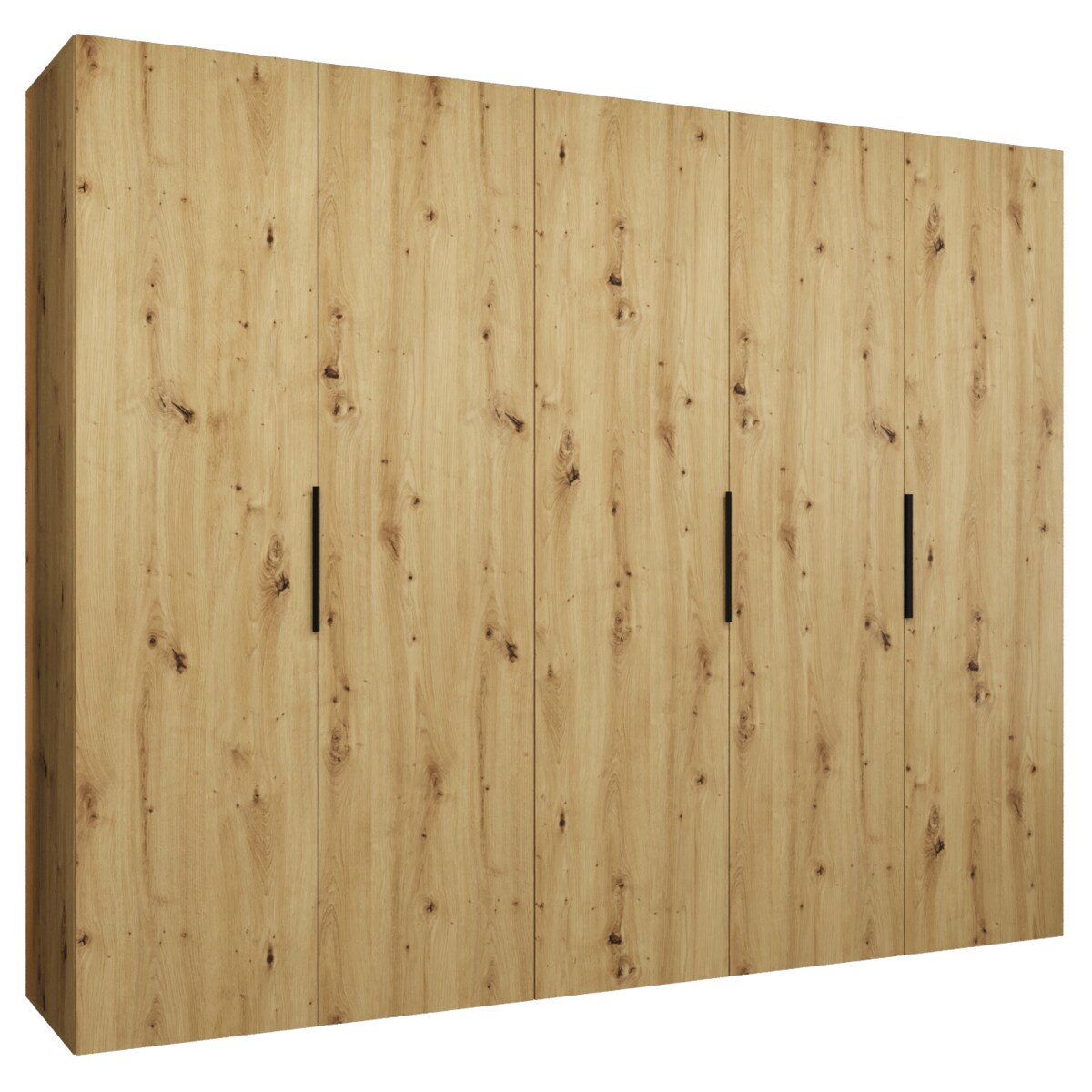 Szafa uchylna otwierana MARBELLA 1 250 wys. 202 cm Artisan + u. Czarny