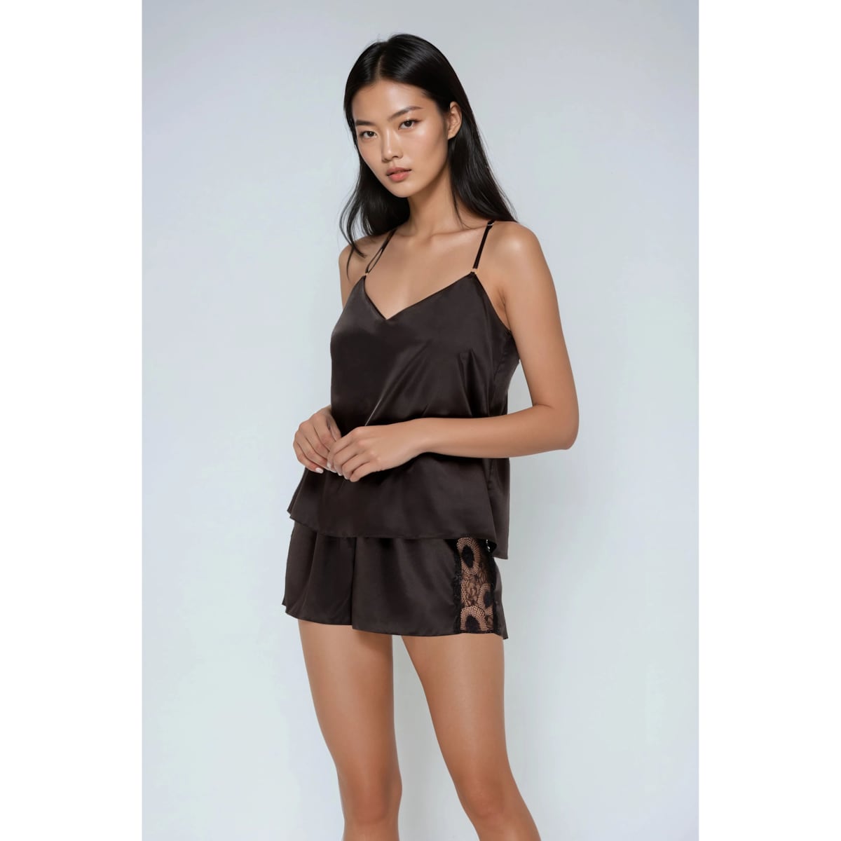 Komplet Anette Czarny Czarny, XL