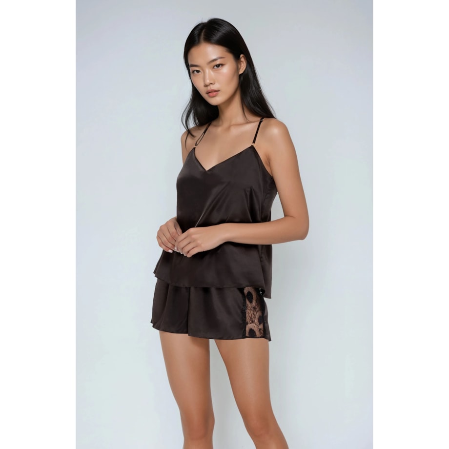 Komplet Anette Czarny Czarny, XL