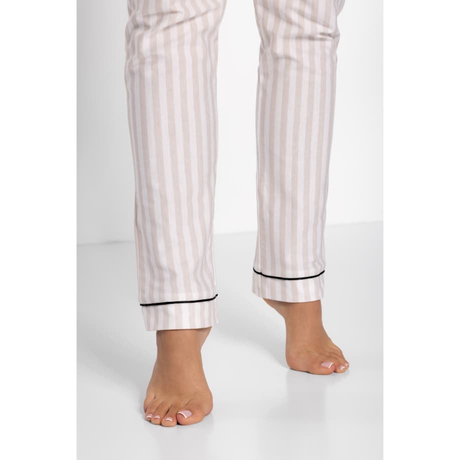 Piżama Rita Black-Beige, M