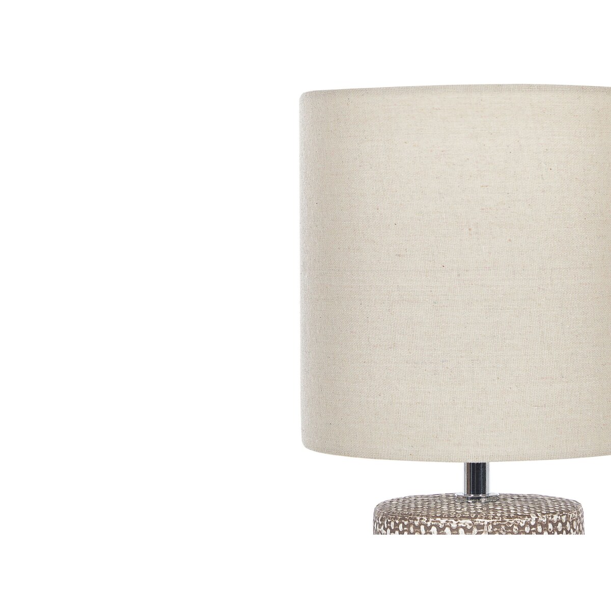 Lampa stołowa ceramiczna brązowa IDER