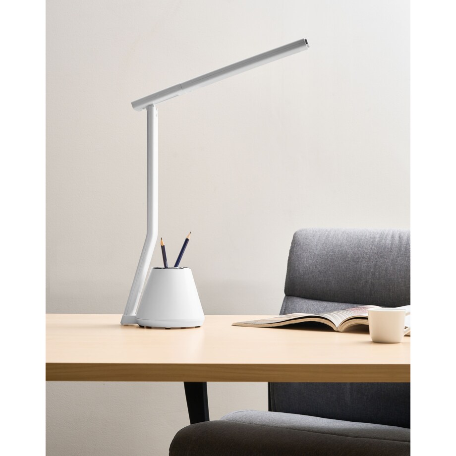 Lampa biurkowa LED DENEB Ze ściemniaczem Biały