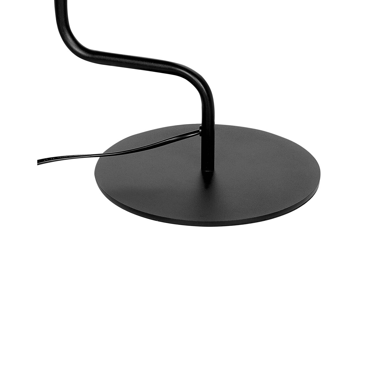 Lampa podłogowa regulowana metalowa czarna RIMAVA