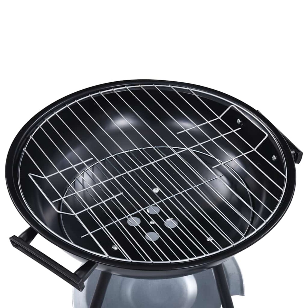 vidaXL Przenośny grill węglowy XXL, z kółkami, 44 cm