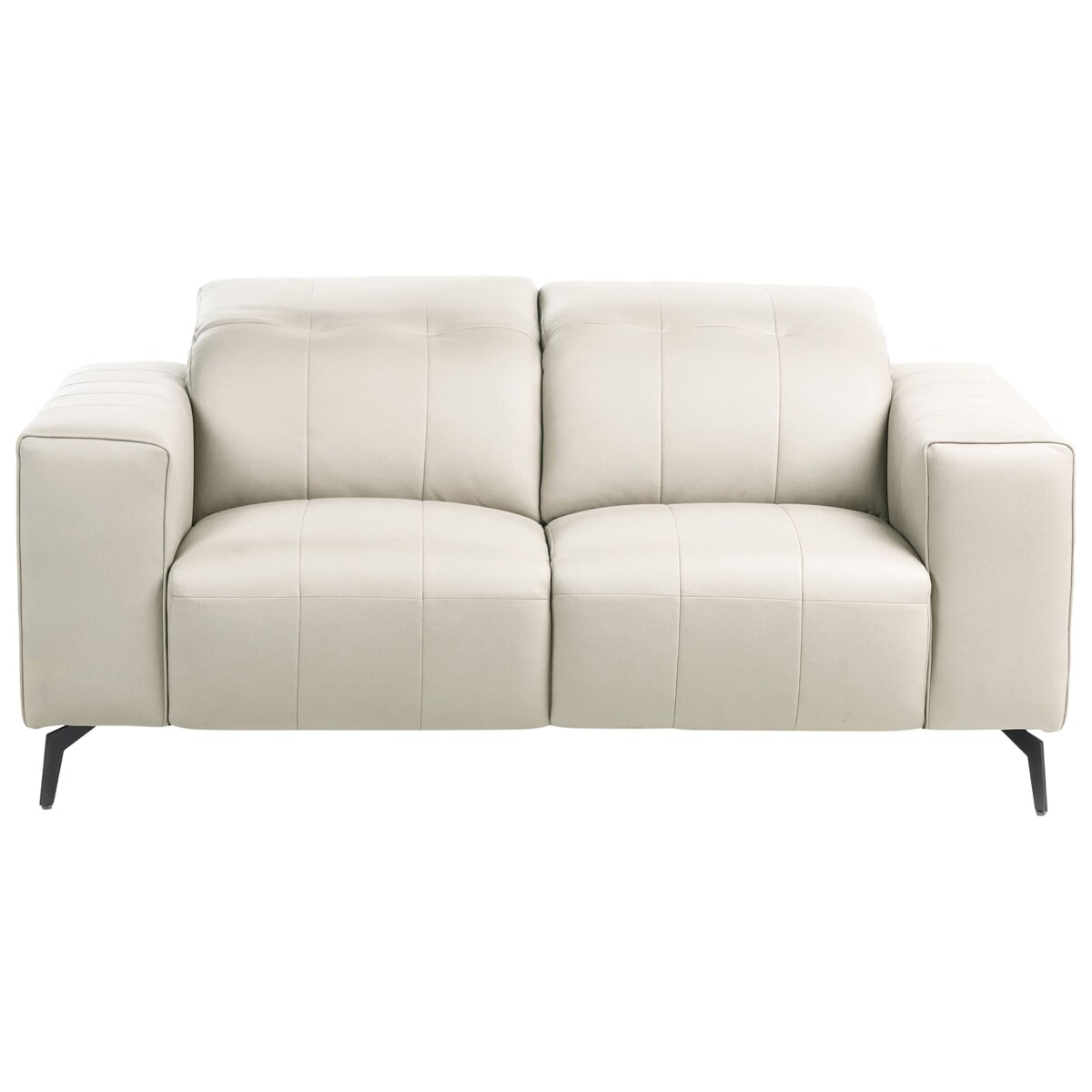 Komplet wypoczynkowy dla 6 osób OMMEL Ekoskóra Jasnobeżowy