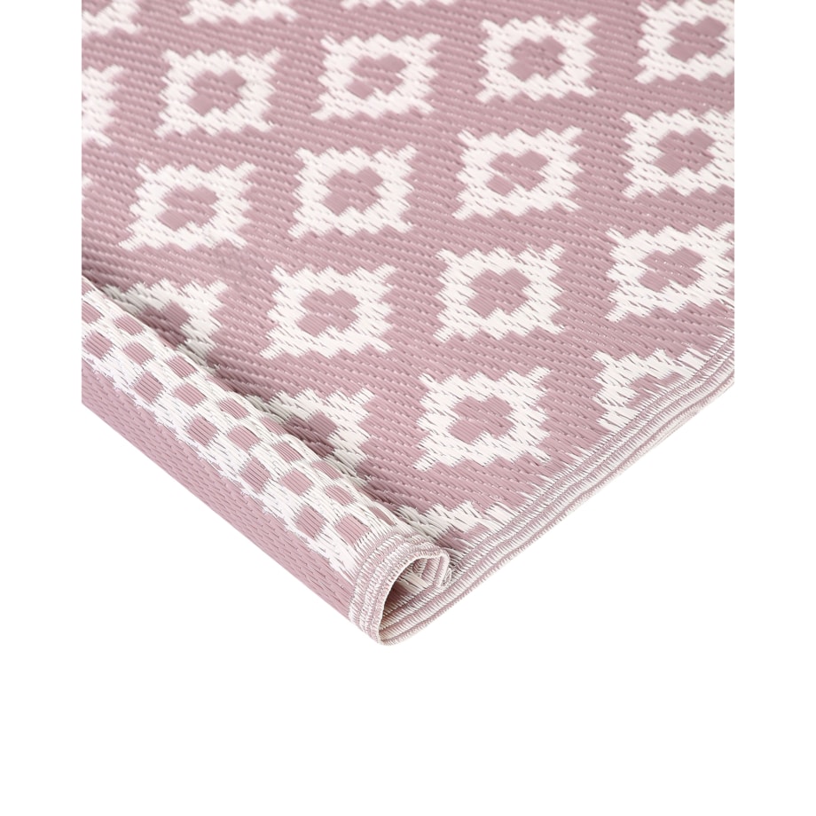Dywan zewnętrzny 120 x 180 cm różowy THANE