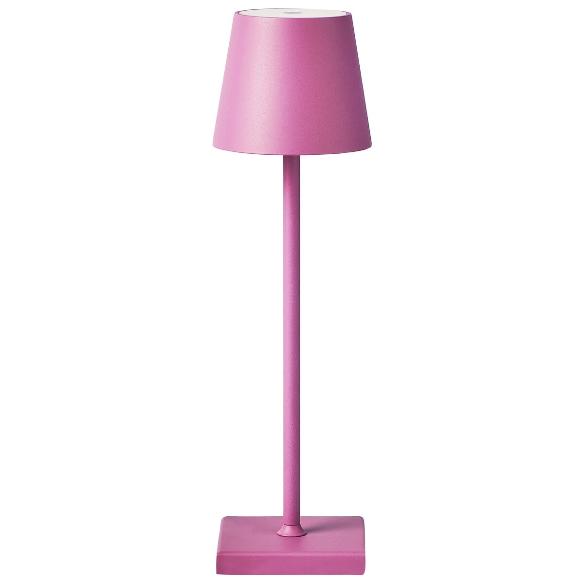 Bezprzewodowa lampa stołowa LED BACEIRO Metal Różowy