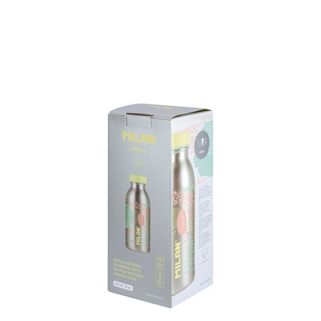 BUTELKA TERMICZNA 354 ml SILVER ŻÓŁTA