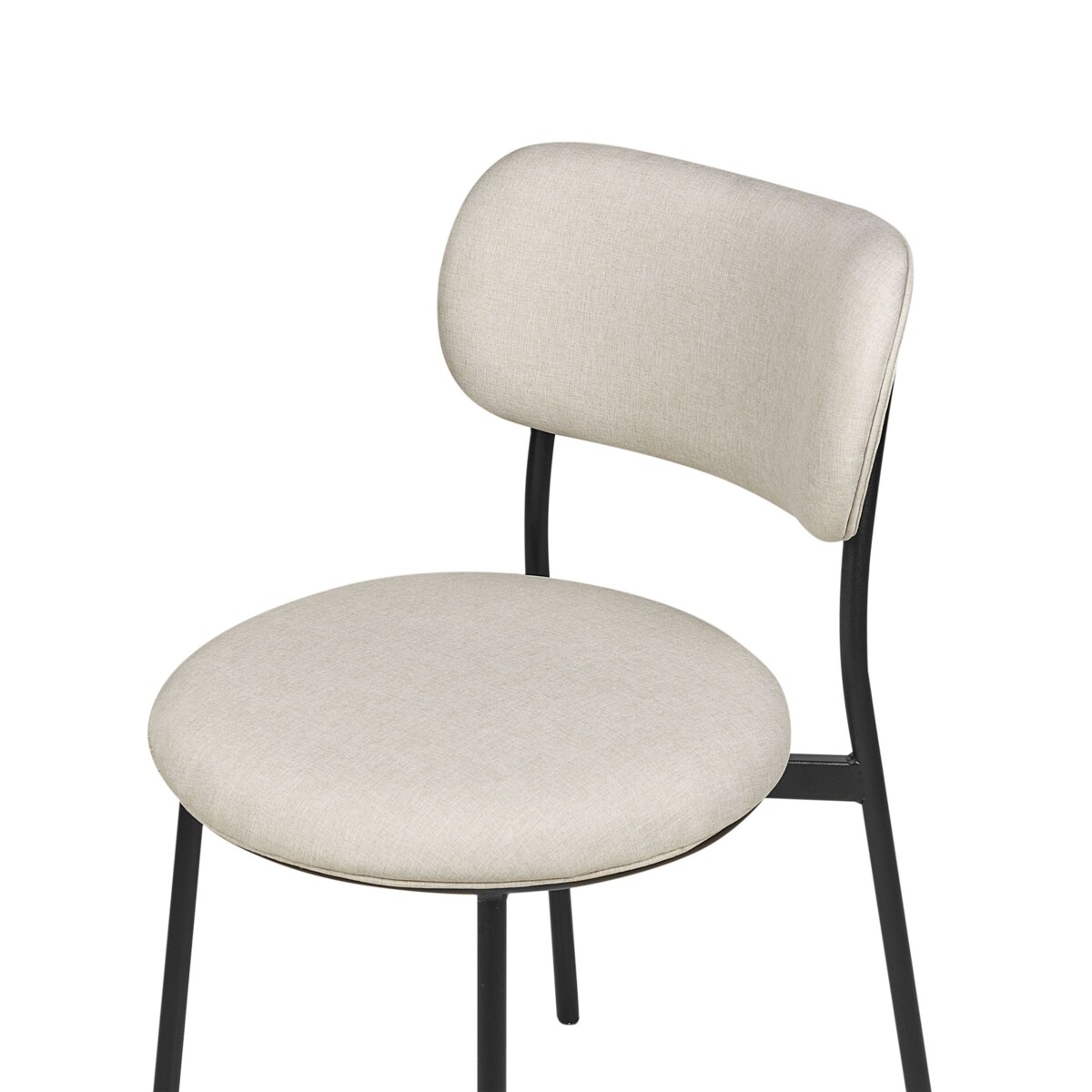 Zestaw 2 krzeseł do jadalni CASEY Jasnobeżowy