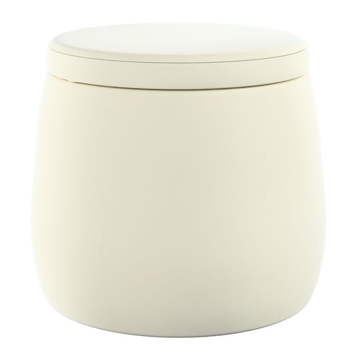 Puf Candy Jar, śmietankowa biel, ø40, wys. 40 cm, Posh Velvet