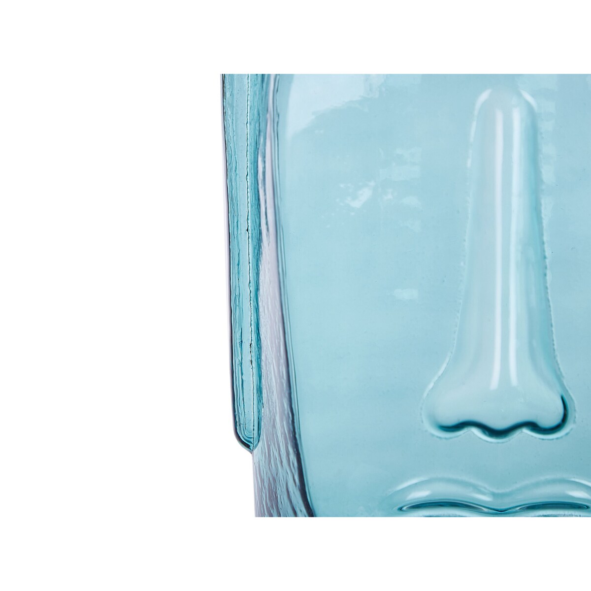 Wazon na kwiaty szklany niebieski SAMBAR