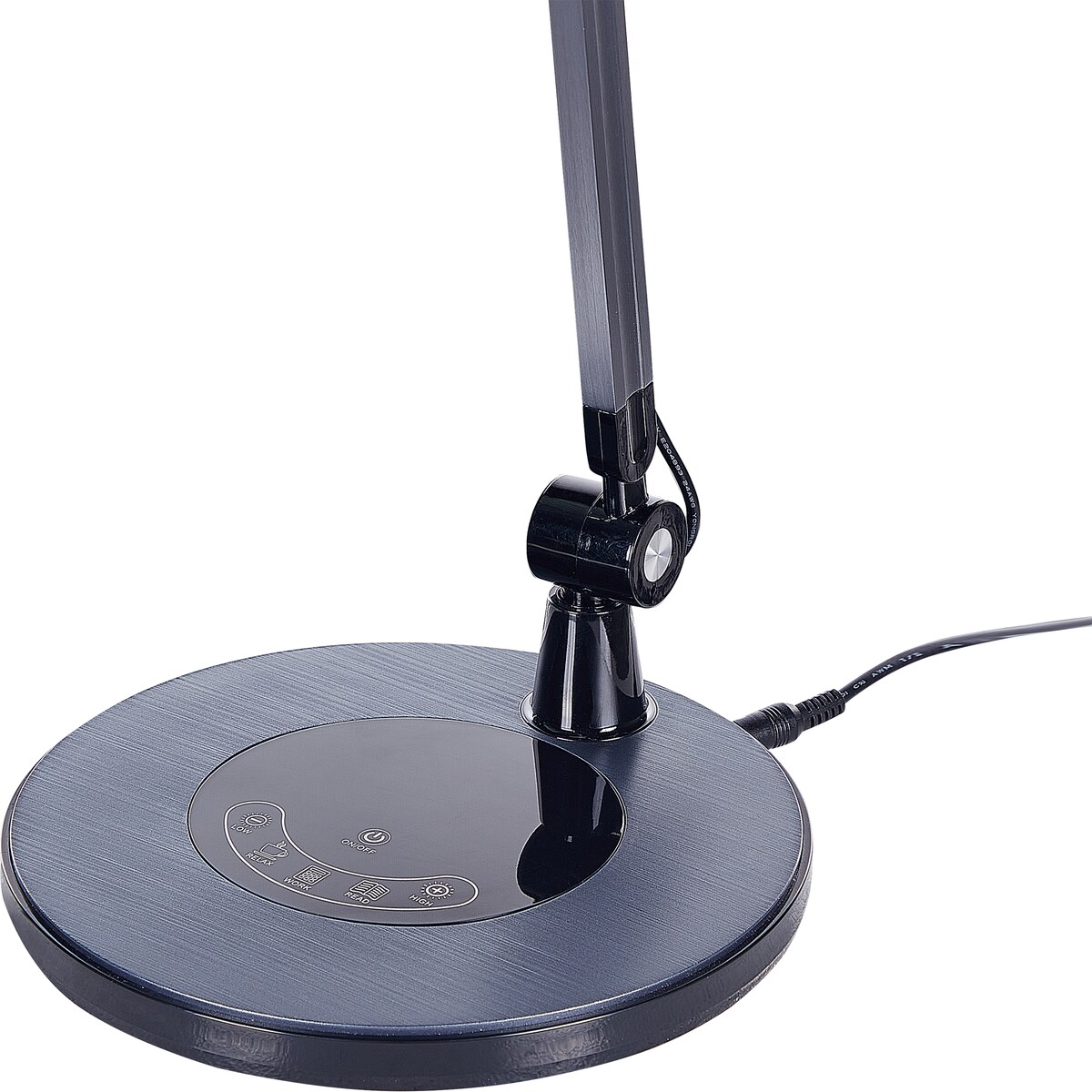 Lampa biurkowa LED GRUS Ze ściemniaczem Metal Czarny