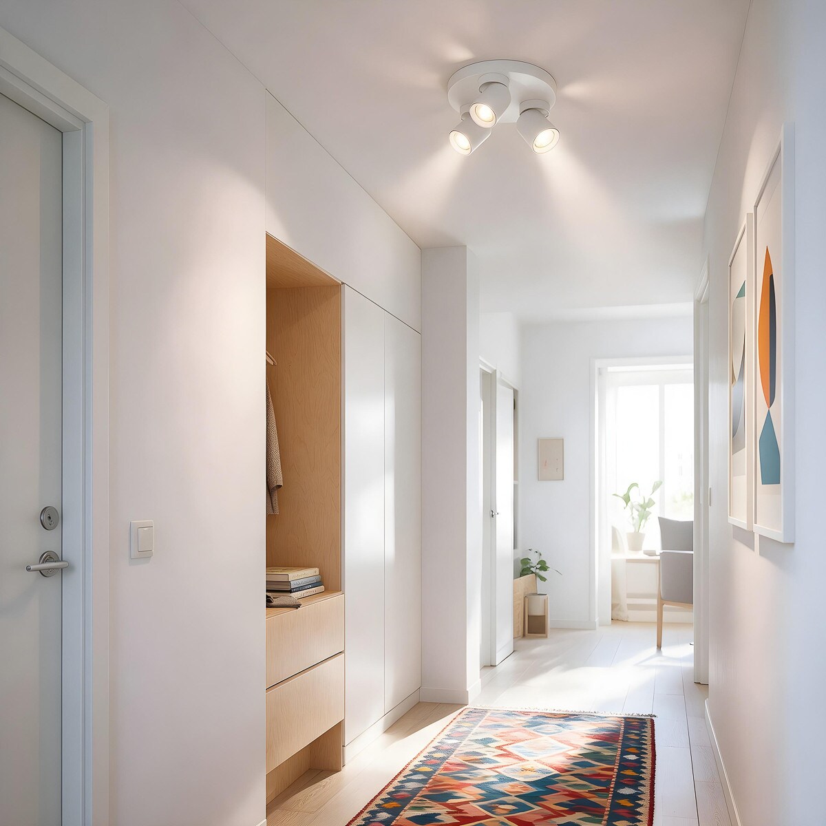Plafon Light Prestige Pointa biały 3 x GU10 1 szt.